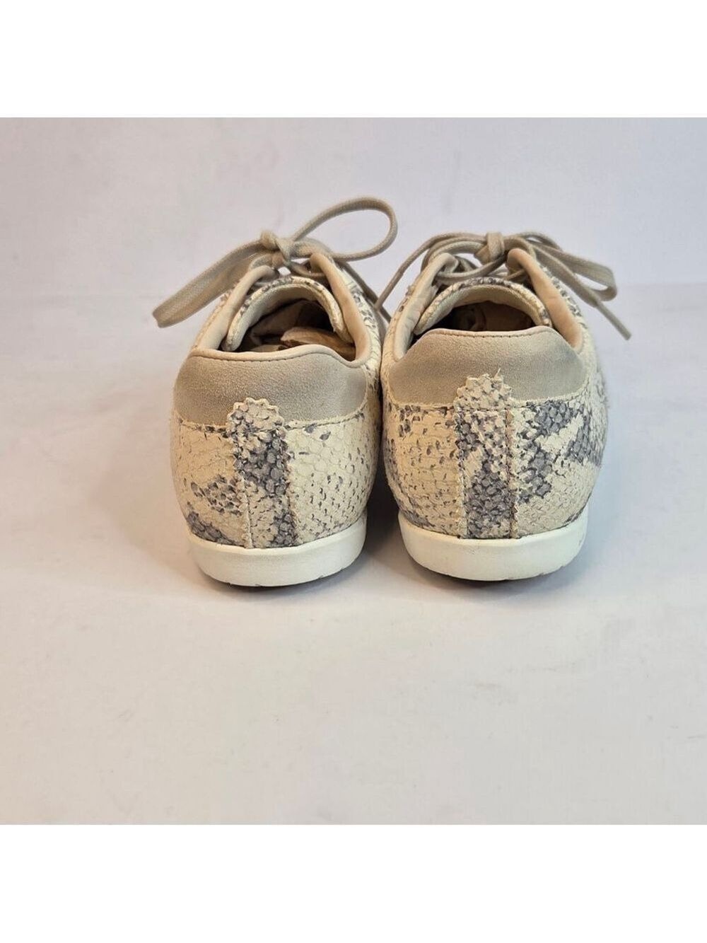 Cole Haan GrandPrø Snakeskin Sneakers Beige Gray Women's Size 8.5 - Picture 4 of 10